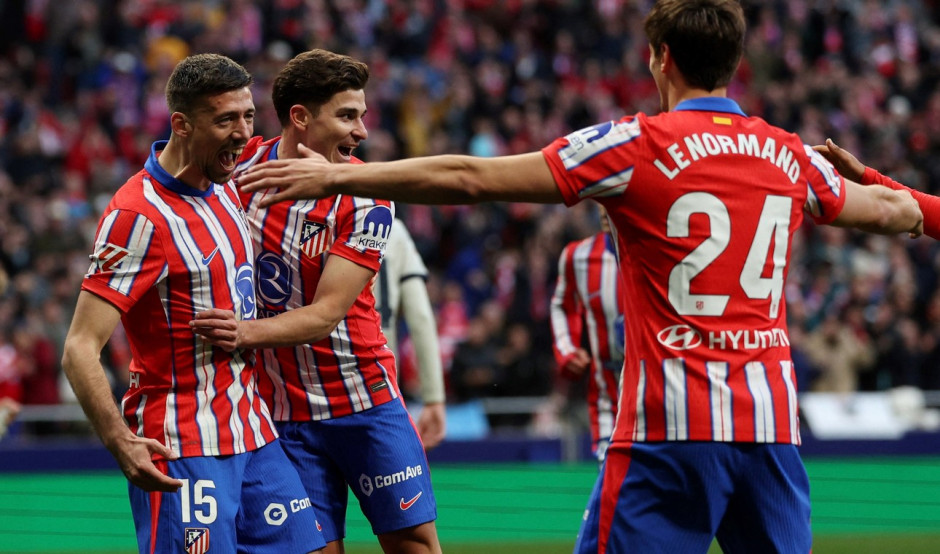 西甲强队交锋,马德里竞技保持不败之身 西甲强队交锋,马德里竞技保持不败之身